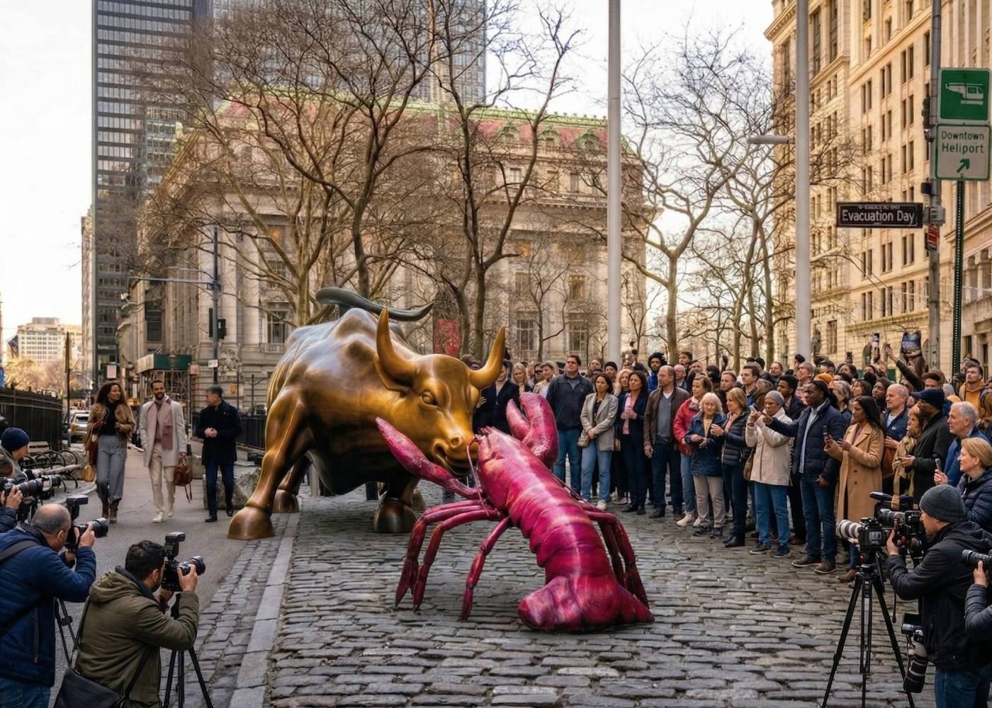 FinTech hero - Wall Street lobster